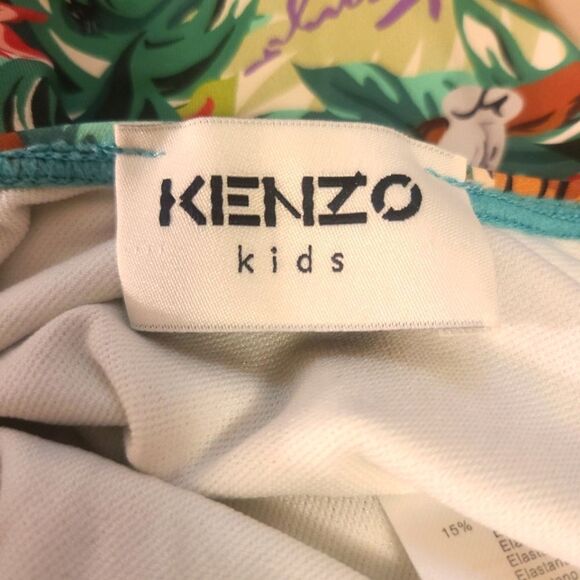 Kenzo Kids Jungle Print Swimsuit Size 2 - Picture 3 of 8